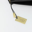GUCCI GG Canvas Shoulder Bag Black Gold 91762 Auth ka4779A-15