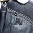 GUCCI GG Canvas Shoulder Bag Black Gold 91762 Auth ka4779A-20