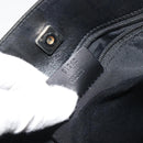 GUCCI GG Canvas Shoulder Bag Black Gold 91762 Auth ka4779A-22