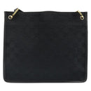 GUCCI GG Canvas Shoulder Bag Black Gold 91762 Auth ka4779A-3