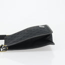 GUCCI GG Canvas Shoulder Bag Black Gold 91762 Auth ka4779A-5