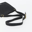 GUCCI GG Canvas Shoulder Bag Black Gold 91762 Auth ka4779A-7