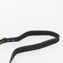 GUCCI GG Canvas Shoulder Bag Black Gold 91762 Auth ka4779A-8