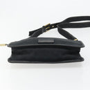 GUCCI GG Canvas Shoulder Bag Black Gold 91762 Auth ka4779A-9