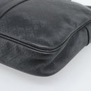 GUCCI Diamante Business Bag Leather Black Gold 208463 Auth ka4780-9