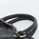 GUCCI Diamante Business Bag Leather Black Gold 208463 Auth ka4780-8