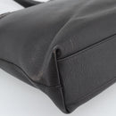 Salvatore Ferragamo Tote Bag Leather Black Silver Auth ka4781-16