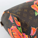 LOUIS VUITTON Monogram Rose Speedy 30 Hand Bag Orange Pink M48610 Auth ka4783SAV-15