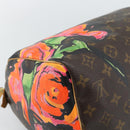 LOUIS VUITTON Monogram Rose Speedy 30 Hand Bag Orange Pink M48610 Auth ka4783SAV-17