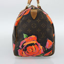 LOUIS VUITTON Monogram Rose Speedy 30 Hand Bag Orange Pink M48610 Auth ka4783SAV-3