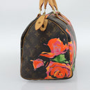 LOUIS VUITTON Monogram Rose Speedy 30 Hand Bag Orange Pink M48610 Auth ka4783SAV-4