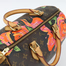 LOUIS VUITTON Monogram Rose Speedy 30 Hand Bag Orange Pink M48610 Auth ka4783SAV-6
