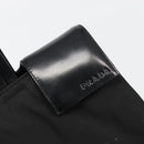 PRADA Hand Bag Nylon Black Silver Auth ka4784A-17