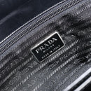 PRADA Hand Bag Nylon Black Silver Auth ka4784A-18