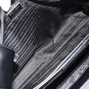 PRADA Hand Bag Nylon Black Silver Auth ka4784A-10