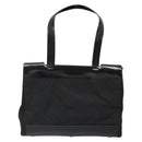PRADA Hand Bag Nylon Black Silver Auth ka4784A-2