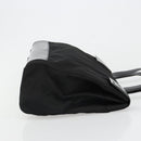 PRADA Hand Bag Nylon Black Silver Auth ka4784A-3