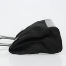 PRADA Hand Bag Nylon Black Silver Auth ka4784A-4