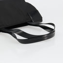 PRADA Hand Bag Nylon Black Silver Auth ka4784A-7