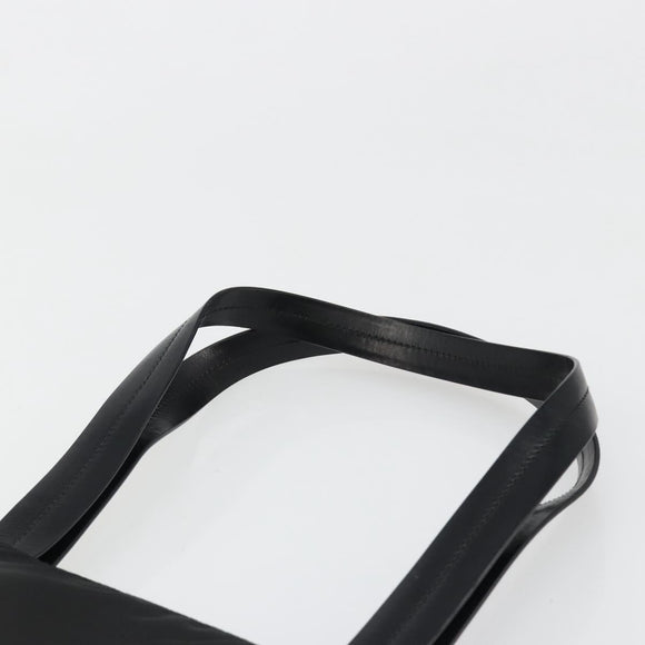PRADA Hand Bag Nylon Black Silver Auth ka4784A
