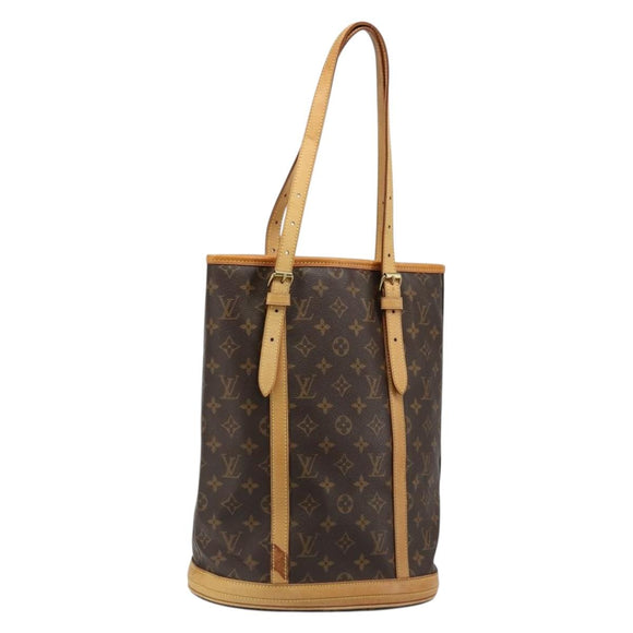 LOUIS VUITTON Monogram Bucket GM Shoulder Bag M42236 LV Auth ka4785