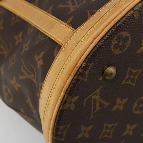 LOUIS VUITTON Monogram Bucket GM Shoulder Bag M42236 LV Auth ka4785