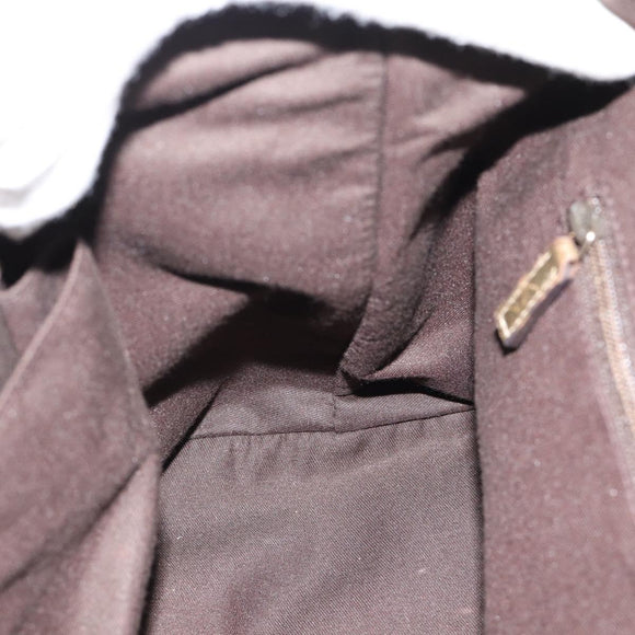 GUCCI GG Canvas Hand Bag Gold 141470 Auth ka4787