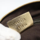 GUCCI GG Canvas Hand Bag Gold 141470 Auth ka4787-12