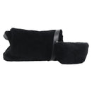 SAINT LAURENT Shoulder Bag Mouton Black Auth ka4788A-1