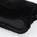 SAINT LAURENT Shoulder Bag Mouton Black Auth ka4788A-9