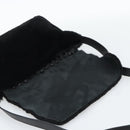 SAINT LAURENT Shoulder Bag Mouton Black Auth ka4788A-10