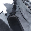 SAINT LAURENT Shoulder Bag Mouton Black Auth ka4788A-18