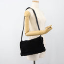 SAINT LAURENT Shoulder Bag Mouton Black Auth ka4788A-22
