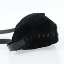 SAINT LAURENT Shoulder Bag Mouton Black Auth ka4788A-3