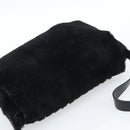 SAINT LAURENT Shoulder Bag Mouton Black Auth ka4788A-6