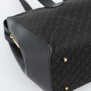 LOEWE Tote Bag Canvas Black Gold Auth ka4789-14