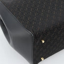 LOEWE Tote Bag Canvas Black Gold Auth ka4789-16