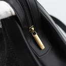 LOEWE Tote Bag Canvas Black Gold Auth ka4789-10