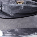 LOEWE Tote Bag Canvas Black Gold Auth ka4789-11