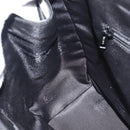 LOEWE Tote Bag Canvas Black Gold Auth ka4789-19