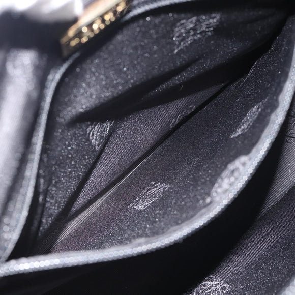 LOEWE Tote Bag Canvas Black Gold Auth ka4789