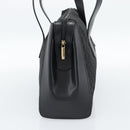 LOEWE Tote Bag Canvas Black Gold Auth ka4789-3