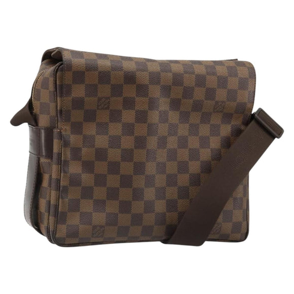 LOUIS VUITTON Damier Ebene Naviglio Shoulder Bag N45255 LV Auth ka4790