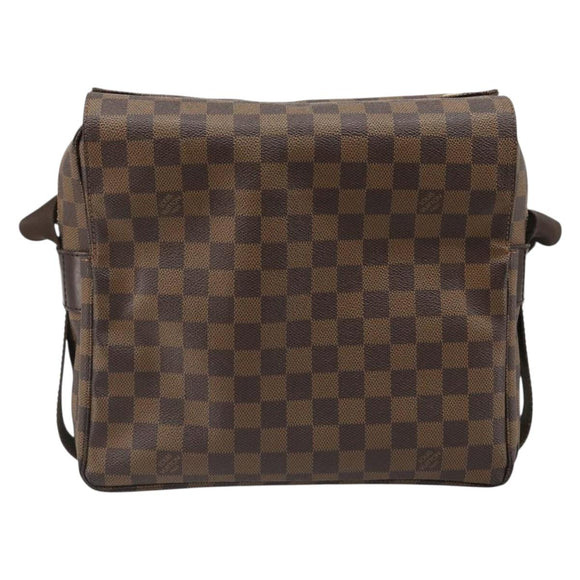 LOUIS VUITTON Damier Ebene Naviglio Shoulder Bag N45255 LV Auth ka4790