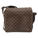 LOUIS VUITTON Damier Ebene Naviglio Shoulder Bag N45255 LV Auth ka4790-2