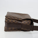 LOUIS VUITTON Damier Ebene Naviglio Shoulder Bag N45255 LV Auth ka4790-3