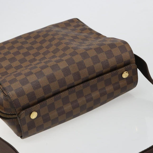 LOUIS VUITTON Damier Ebene Naviglio Shoulder Bag N45255 LV Auth ka4790