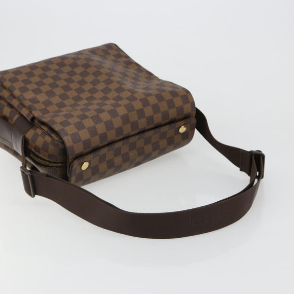 LOUIS VUITTON Damier Ebene Naviglio Shoulder Bag N45255 LV Auth ka4790