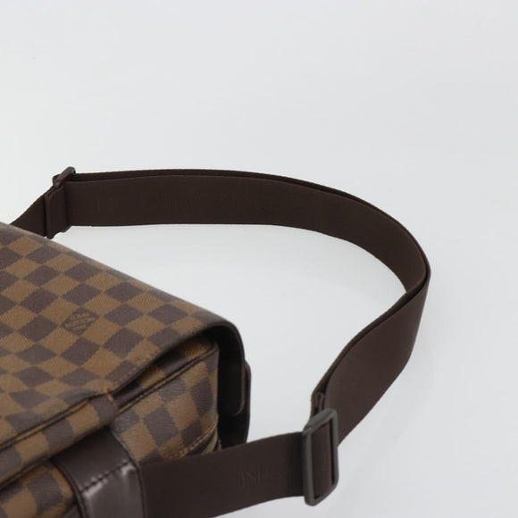 LOUIS VUITTON Damier Ebene Naviglio Shoulder Bag N45255 LV Auth ka4790