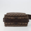 LOUIS VUITTON Damier Ebene Naviglio Shoulder Bag N45255 LV Auth ka4790-5
